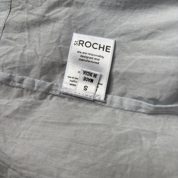 Light Blue Women's Ruffle Tank Top - Picture 6 of 6